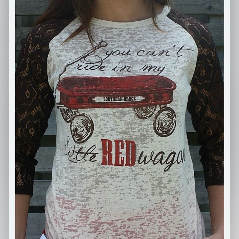 Southern Grace Red Wagon Shirt